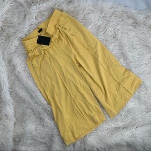 ATM Stretch Pima Cotton Bermuda Shorts Mustard Women’s Size S NWT